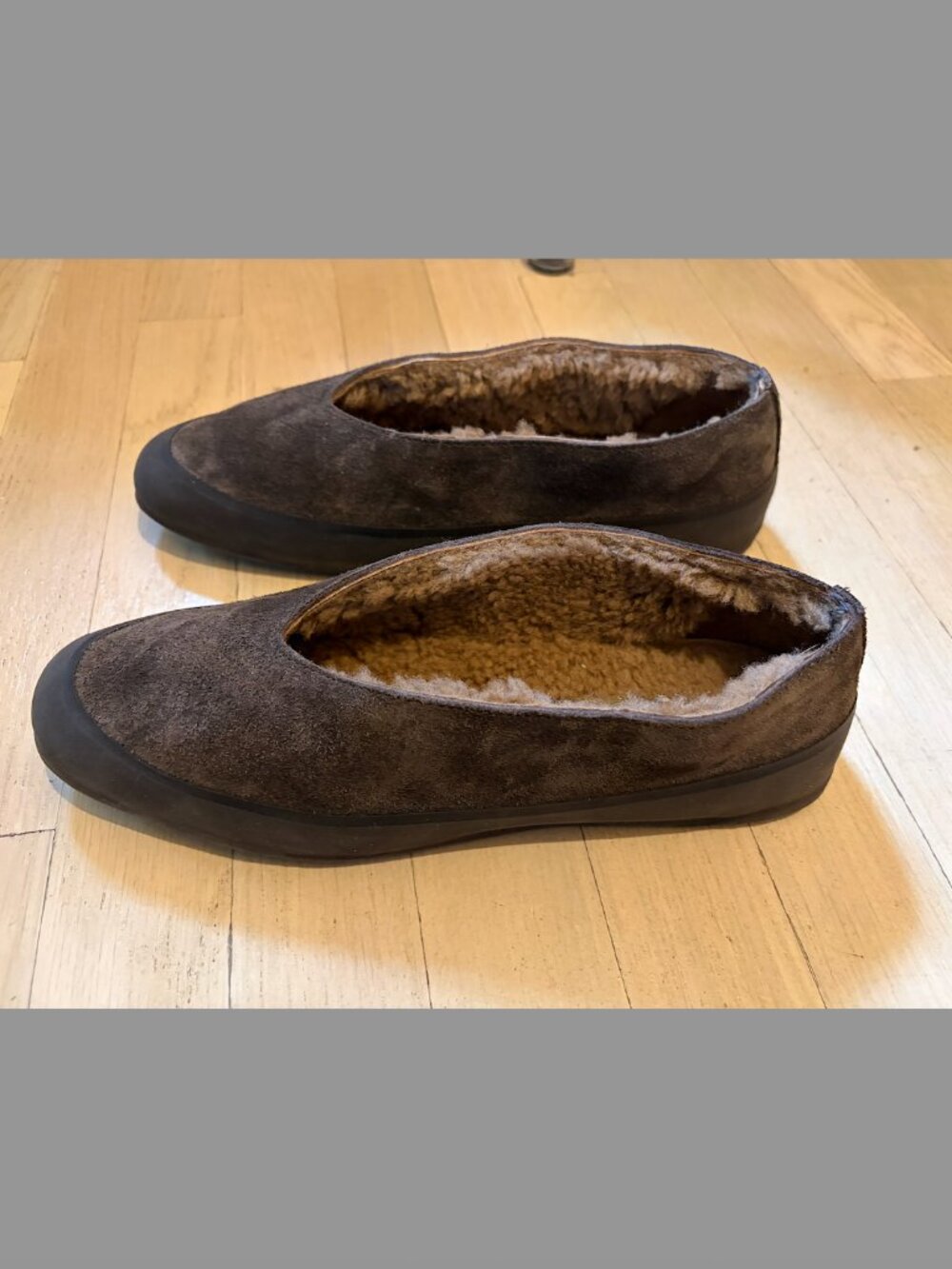 Le Monde Beryl Fur Lined Flats